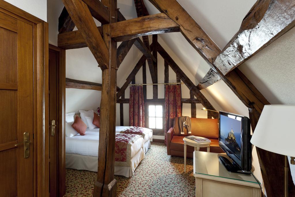 Auberge Saint Pierre Mont-Saint-Michel Oda fotoğraf